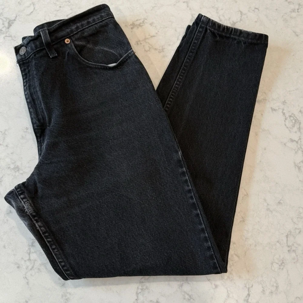 VTG Levi's 550 Black Jeans Size 13 Tapered 31x29 100% Cotton Made In USA 90s